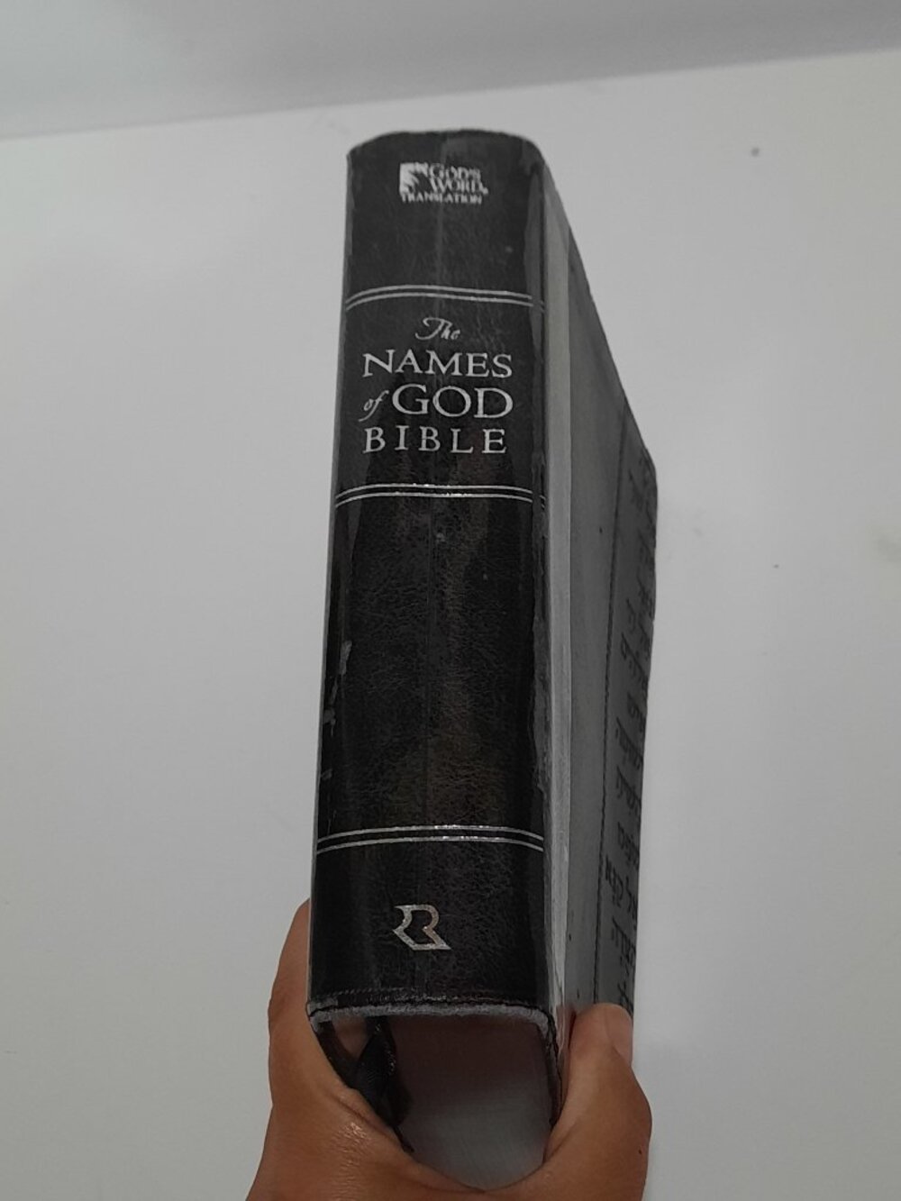 Names of God Bible Ann Spangler 2011 Black Imitation Leather Hebrew GW Revell